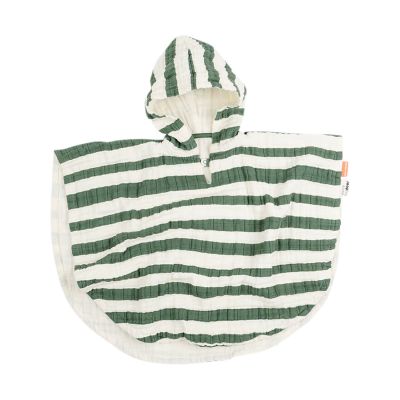 Done by Deer Stripes Poncho Green