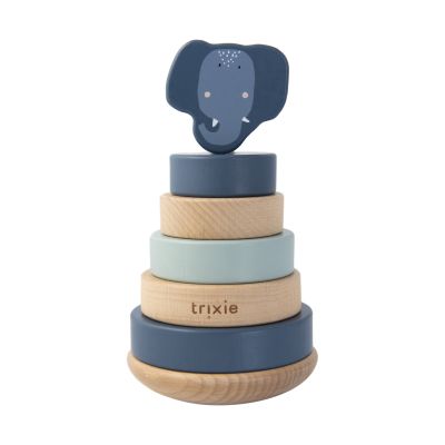 Wooden stacking toy - Mrs. Elephant